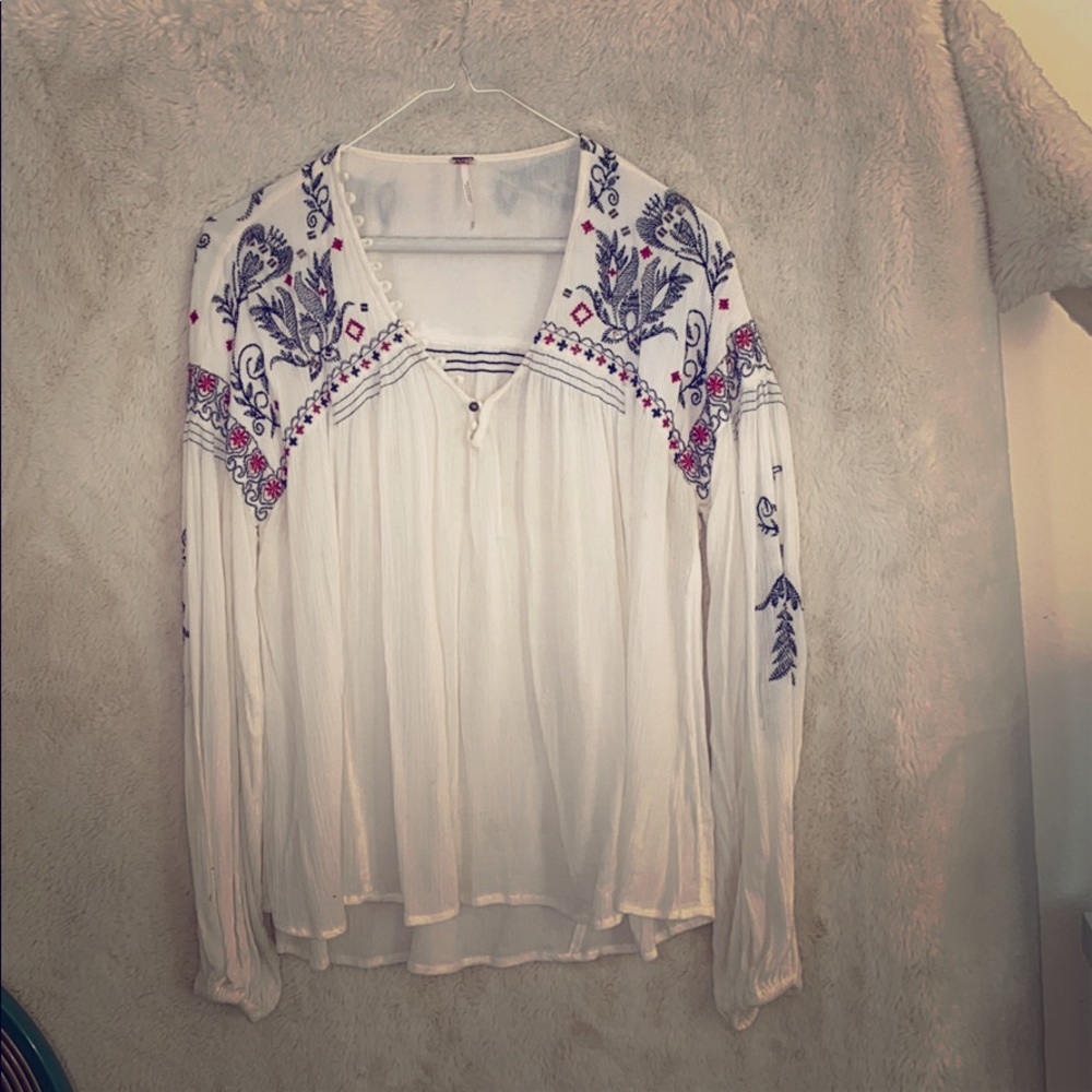 Peasant style top